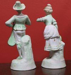 Pair of 19th Century Austrian Bisque Figures 