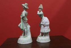 Pair of 19th Century Austrian Bisque Figures 