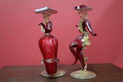 Pair of Murano Figures  