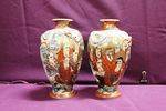 Pair Of Late 19th Century Satsuma Vases