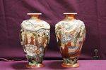 Pair Of Late 19th Century Satsuma Vases