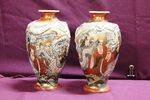 Pair Of Late 19th Century Satsuma Vases