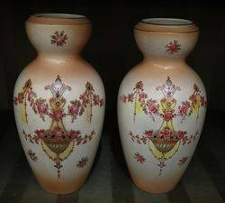 Pair of Crown Devon Vases