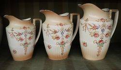 Set of 3 Crown Devon Jugs #