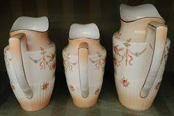 Set of 3 Crown Devon Jugs 