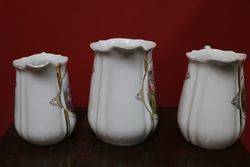 Stunning Set of 3 Austrian Jugs C1900 