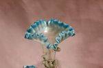 19th Century Vasoline Glass 4 Branch Epergne 