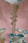 19th Century Vasoline Glass 4 Branch Epergne 