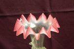 3 Branch Victorian Glass Epergne