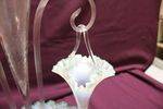 19th Century Vasoline Glass Epergne