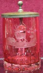 German Nineteenth Century Ruby Glass Tankard