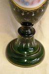 Antique Rare Green Glass Cameo Vase Arriving Nov