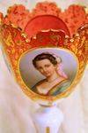 Antique Rare Ruby Glass Cameo Goblet Arriving Nov