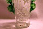 Victorian Mary Gregory Glass Vase C1890