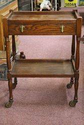 Early 20th Century Tea Trolley + Cutlery Canteen 