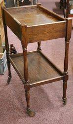 Early 20th Century Tea Trolley + Cutlery Canteen 