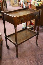 Early 20th Century Tea Trolley + Cutlery Canteen 