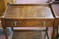 Early 20th Century Tea Trolley + Cutlery Canteen 