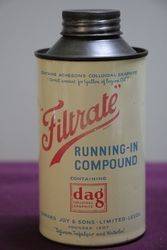 Filtrate Running in Compound Cylindrical Can  #