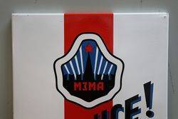 Moskwitsch Service Enamel Advertising Sign 