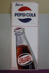 Pepsi Cola Tin Advertising Sign