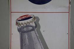 Pepsi Cola Tin Advertising Sign