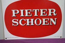 VerfLak Pieter Schoen Tin Advertising Sign 