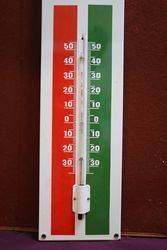 Castrol Enamel Advertising Thermometer 