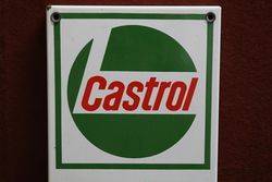 Castrol Enamel Advertising Thermometer 