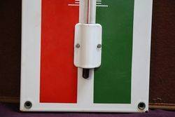 Castrol Enamel Advertising Thermometer 