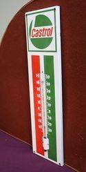 Castrol Enamel Advertising Thermometer 