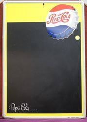 Pepsi Cola Tin Black Board Advertising Sign#