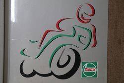 Castrol Plastic Advertising Sign 