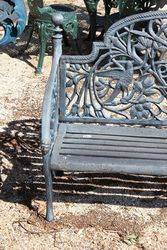 Cast Iron Cameo Bench  