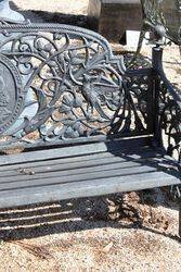 Cast Iron Cameo Bench  