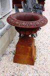 Cast Iron Sonte Prima Urn and Base