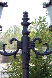 Cast Iron 2 Branch Garden Lamp