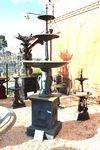 Square Base Heron Fountain 