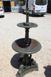 Cast Iron 2 Tier Dolphin Base Fountain 