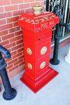 Cast Iron Post    letter Box 