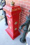 Cast Iron Post    letter Box 