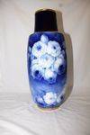 French Limoges Flo Blue Vase