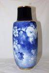 French Limoges Flo Blue Vase