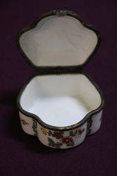 Antique Chantilly Porcelain Box 