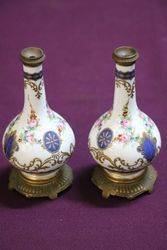 Antique Pair Of Sevres Vases 