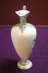 Stunning Royal Worcester Pierced Ewer C1902 