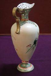 Stunning Royal Worcester Pierced Ewer C1902 