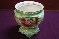 Royal Worcester Hand Painted Bowl BY Hadley C 1905 