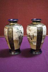 Pair Of C19th Satsuma Vases 