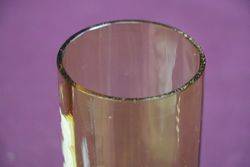 VIctorian Amber Mary Gregory Tumbler  